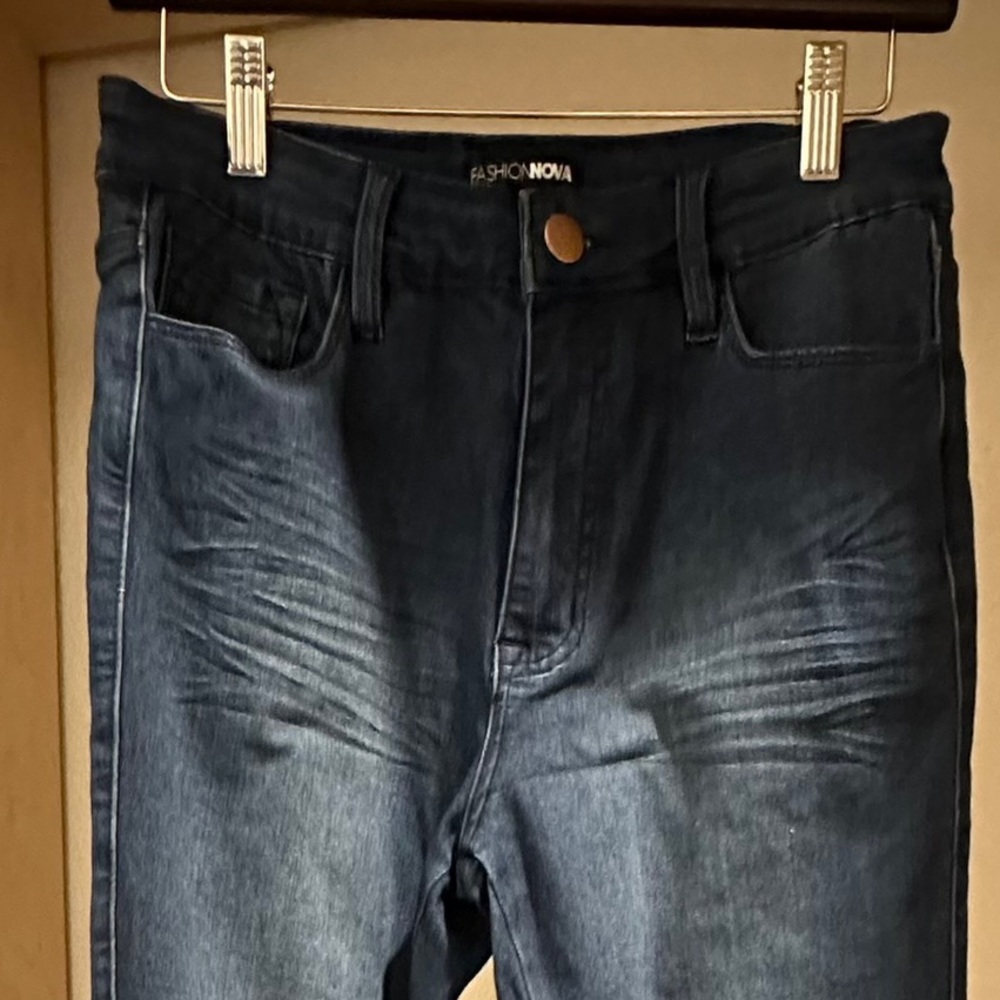Fashion Nova Dark Wash Skinny Jeans